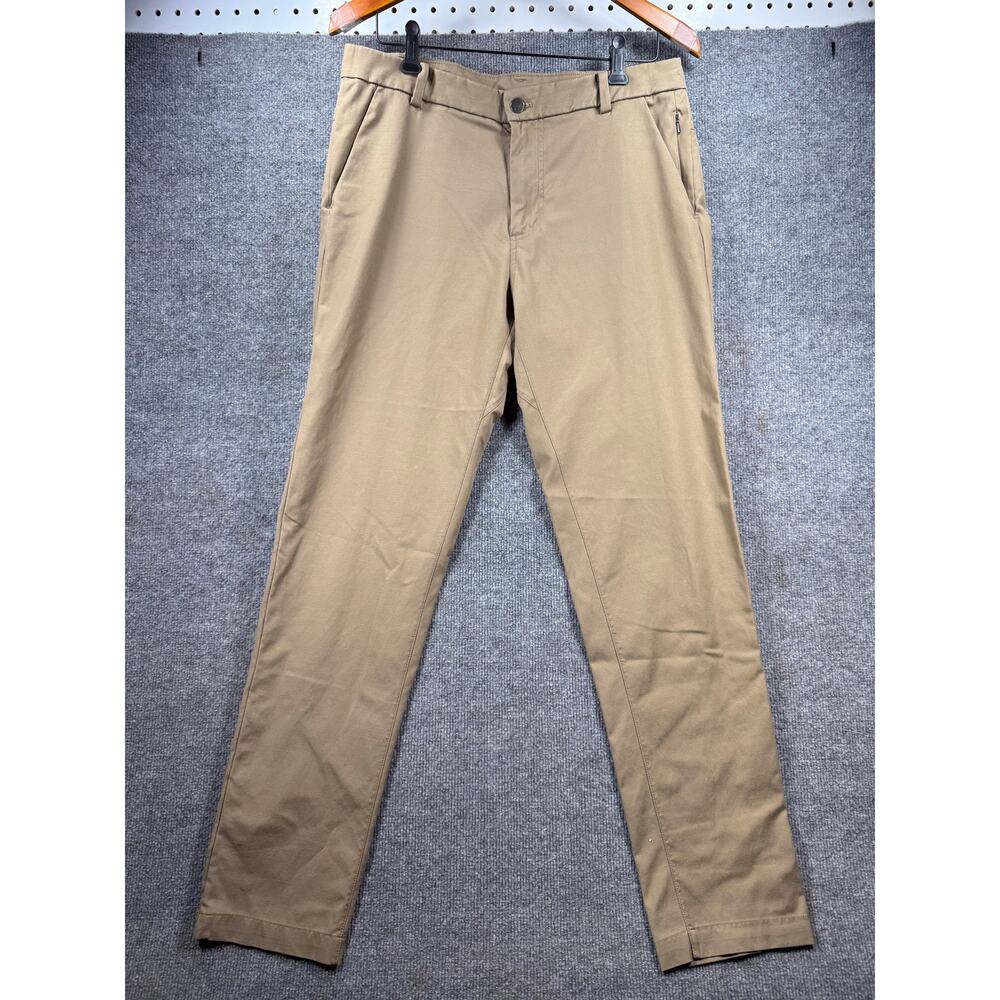 Lululemon Athletica Commission Pants Men's 32 Beige Warpstream Casual Active